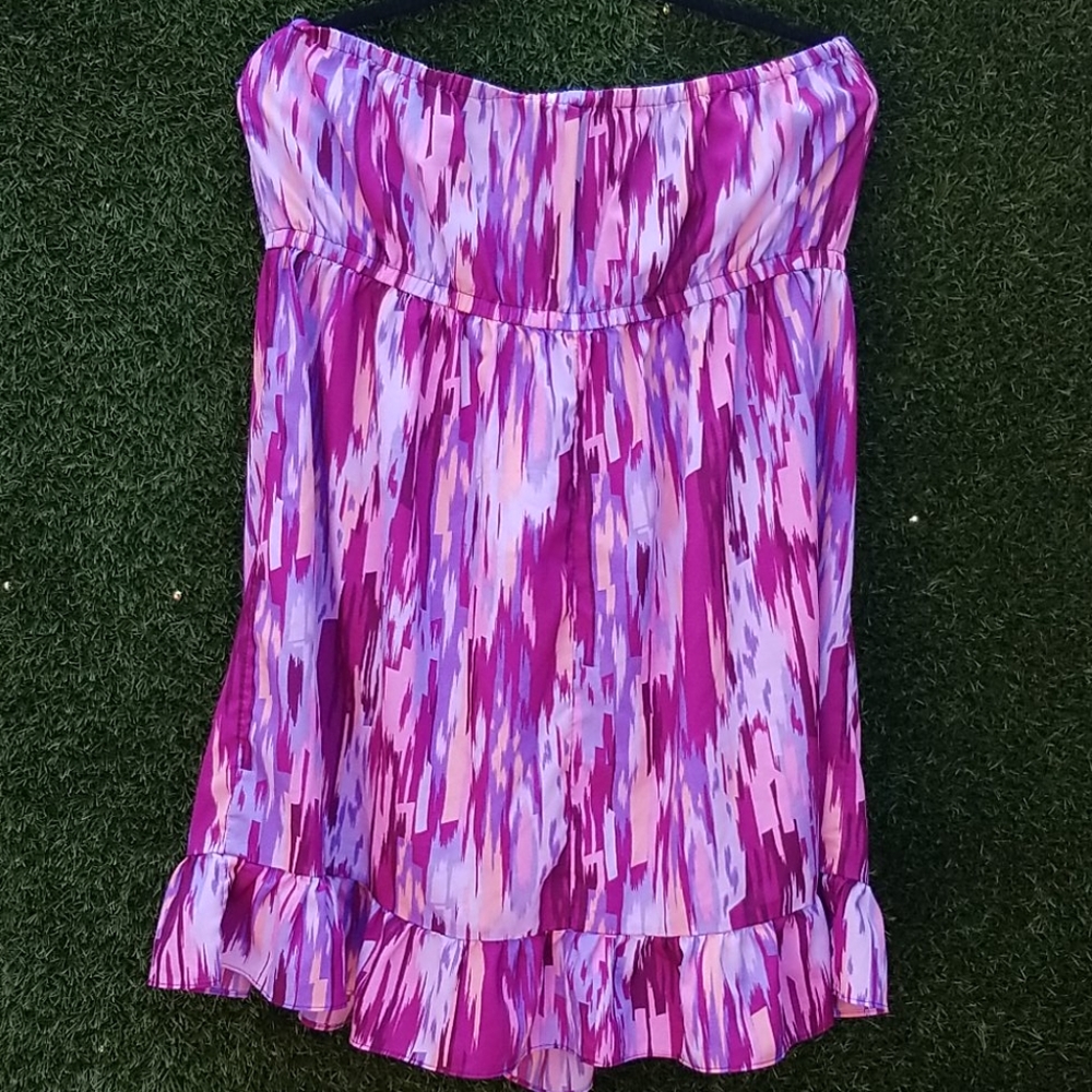 Fun Purple Plus Dress - Picture 6 of 7